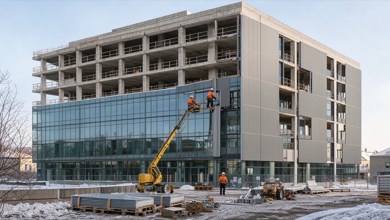 Beton architektoniczny szary